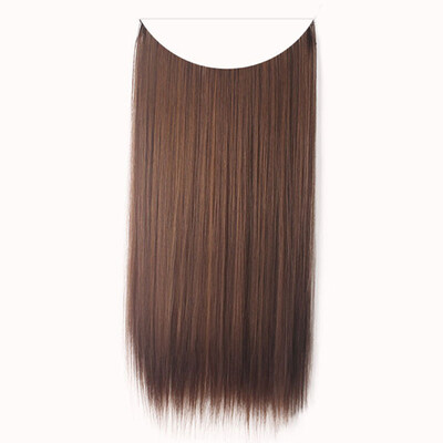 

〖Follure〗Fashion Thick Clip in Hair extensions Straight Curls Full Head Hairpiece Clip