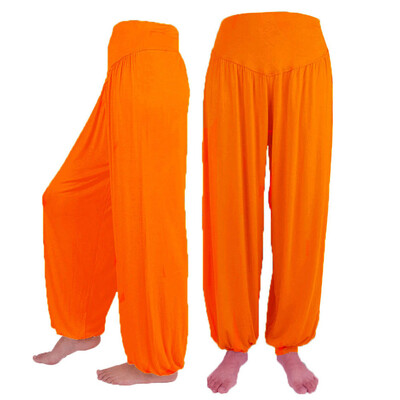 

Womens Elastic Loose Casual Modal Cotton Soft Yoga Sports Dance Harem Pants
