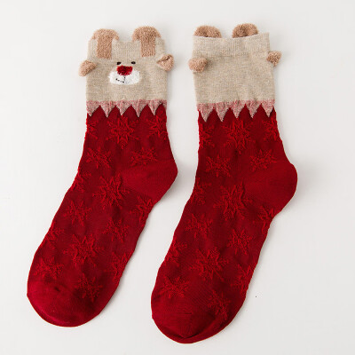 

Gobestart Christmas Women Cotton Socks Multi-Color Womens Winter Socks