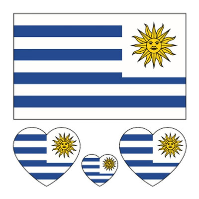 

Environmental Protection Waterproof&Anti-sweat National Flag Tattoos Stickers Football Fan Sticker