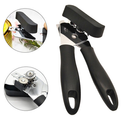 

Portable Ergonomic Manual Can Tin Bottle Opener Safety Side Cut Kitchen Gadget