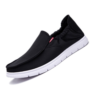 

Fashion Mens Casual Canvas Shoes Breathable Slip On Anti-Slip Loafers Flats Size