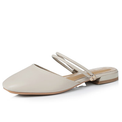

222-15 Korean fashion sweet banquet slim womens shoes thick with flat shallow mouth Baotou super