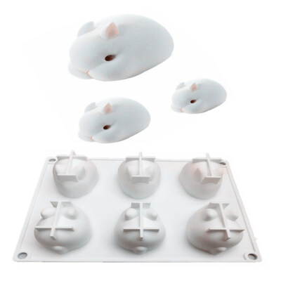 

Silicone 3D Rabbit Cake Mold Mousse Dessert Maker Pastry Decorating Bakeware