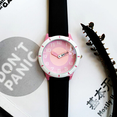 

Enmex Creative Design of Color geometric patterns colorful Girls watches&watches during the Translation of Holiday gifts
