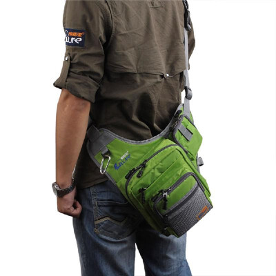 

323912CM iLure Fishing Bag Multi-Purpose Waterproof Canvas Fishing Reel Lure Tackle Bag