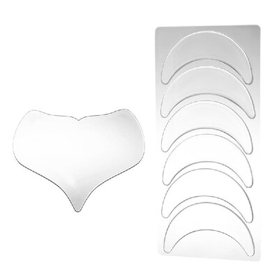 

Reusable Anti Wrinkle Treatment Chest PadFacial Pad Set Silicone Transparent Removal Patch Skin Care Remove Wrinkles Fine Lines