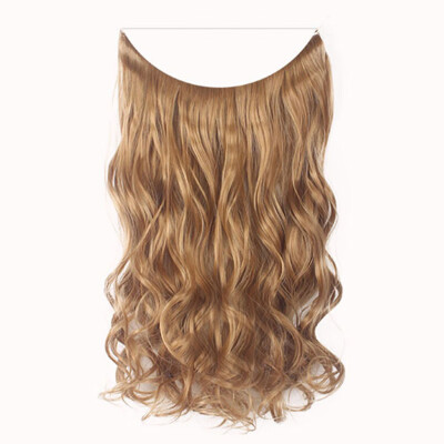 

Gobestart Fashion Thick Clip in Hair extensions Straight Curls Full Head Hairpiece Clip