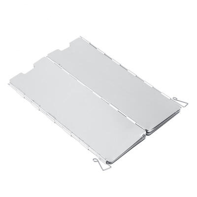 

Greensen 10pcs Foldable Burner Windshield for Outdoor Camping Picnic BBQ Cooking Gas Stove