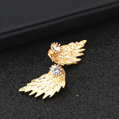 

H23 New Imitation Pearl Heart Crystal Flower Leaf Angel Wings Geometry Stud Earrings For Women Statement Ear Jewelry Wholesale