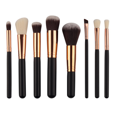 

〖Follure〗8Pcs Mini Cosmetic Eyebrow Eyeshadow Brush Makeup Brush Sets Kits Tools