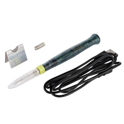 

Portable USB Electric Soldering Iron with LED Indicator Mini Soldering Gun Hot Iron Welding High Quality Heating Tool 5V 8W