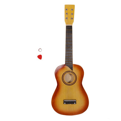 

Ktaxon 21" 23" 25" 6-String Acoustic Guitar Beginer Musical Instrument w Guitar Pick Extra Guitar String Children Kids Toy