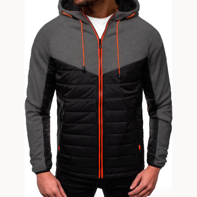 

Men Casual Hooded Coat Hoodie Zip Jacket Winter Long Sleeve Tops Jogging Outwear