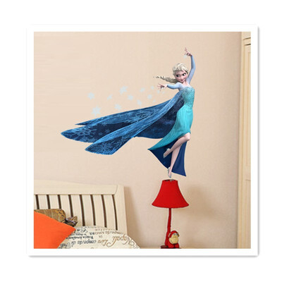 

2018 wall stickers home ice romance Aisha childrens room kindergarten home decoration painting PVC