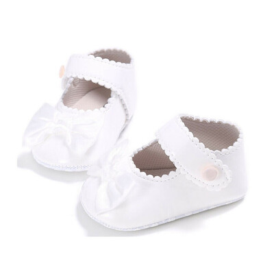 

SUNSIOM Fasion Newborn Baby Boy Girl Soft Sole White Pram Shoes Trainers Size 0-18M