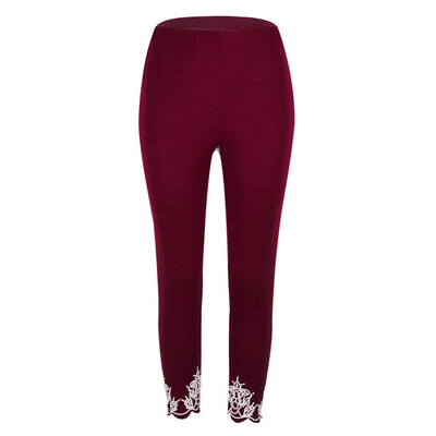 

Tailored Women Sport Yoga Print Workout Mid Waist Running Pants Fitness Elastic Leggings