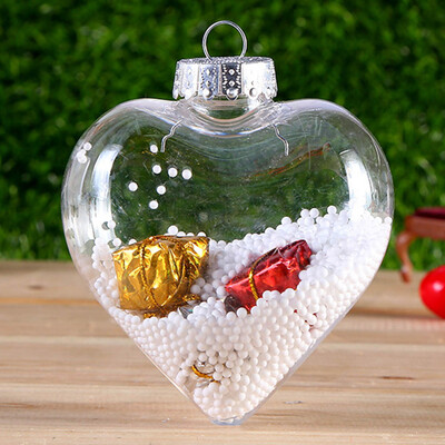 

Fashion New Clear Plastic Craft Ball Sphere For Christmas Baubles Wedding Favours