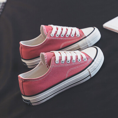 

Canvas shoes female Joker small white sneakers student shoes 2019 tide shoes net red new womens shoes Korean summer shoes