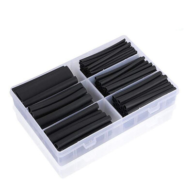 

〖Follure〗170 Pcs Heat Shrink Tubing Tube Assortment Wire Cable Insulation Sleeving Kit