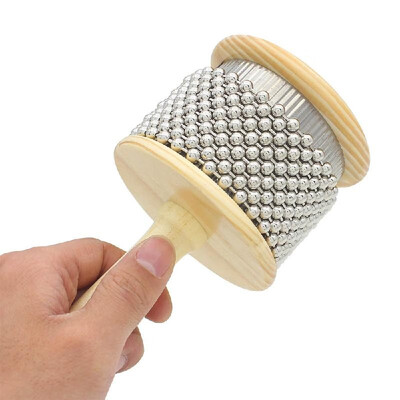 

Wood Wooden Cabasa Medium Size Percussion Band Student Children Kid Instrument Pop Hand Shaker