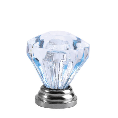 

Furniture KnobDiamond Shape Acrylic Kitchen Bedroom Cabinet Knob Drawer Closet Furniture Pull Handle 25mmPull Handle