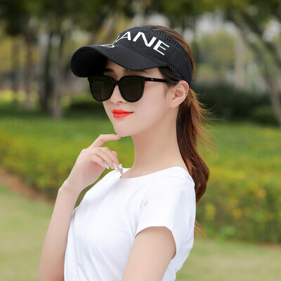 

Sunscreen cap children summer fashion Korean version 100 tide cold hat cover face shade UV duck tongue empty top baseball cap