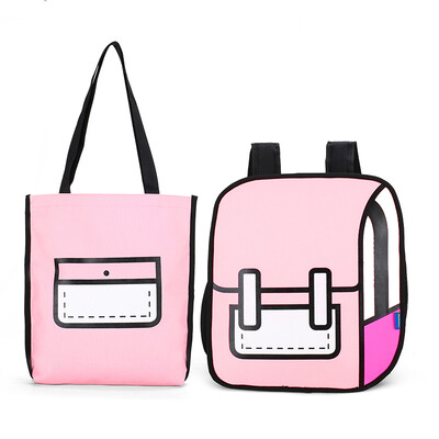 

Schoolbag female Japanese anime Lin Miaomiao same schoolbag childrens backpack backpack 3d secondary high school