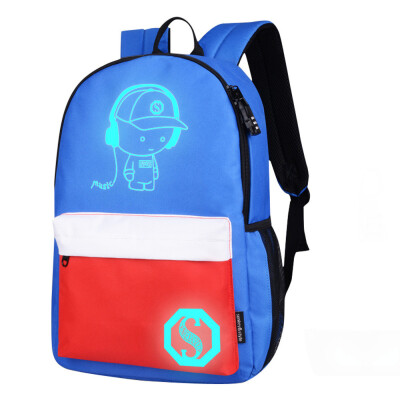 

Tailored Unisex Light Preppy Teenagers Noctilucent Cartoon School Bags Student Backpack