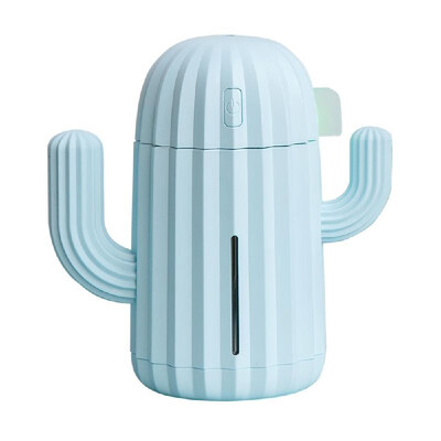 

340ML Mini Humidifier Cactus Shape USB Ultrasonic Air Humidifier Mist Maker for Home Office
