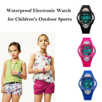 

Kids Child Boy Girl Watch Multifunction Waterproof Sports Electronic Watches