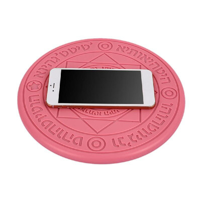 

10W Qi Wireless Fast Qi Charger Glowing Circle Magic Optical Array Wireless Charging Device For Phone