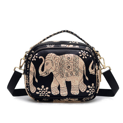 

Womens Summer Printed Handbag Leisure Oxford Slant Bag Fashion Nylon Single Shoulder Handbag