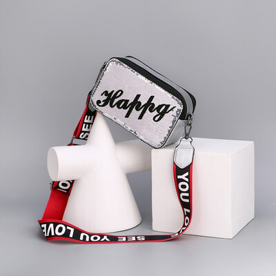 

Tailored Women Ladies Fashion Letter Sequins Shoulder Tote Handbag Crossbody Bags