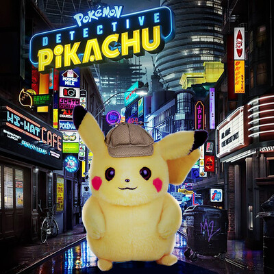 

Pokémon Detective Pikachu Plush Stuffed Animal Soft Toy Collection Birthday Gifts