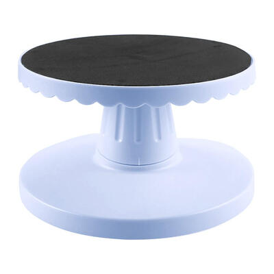 

Plastic Cake Plate Adjustable Turntable Rotating Anti-Skid Round Cake Stand