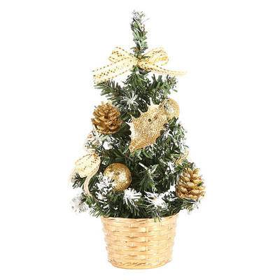 

Gobestart Artificial Tabletop Mini Christmas Tree Decorations Festival Miniature Tree 20cm