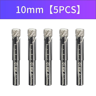

JIANGCHENG Vacuum Brazed Dry Drill Diamond Hole Saw with Wax Filling Diamond Core Drill Bits Set for porcelain ceramic tile