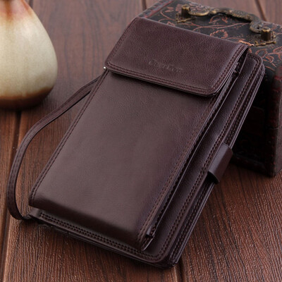 

Tailored Men Wallets With Coin Pocket Zipper Wallet Long Purse Coin Clutch Bag Business