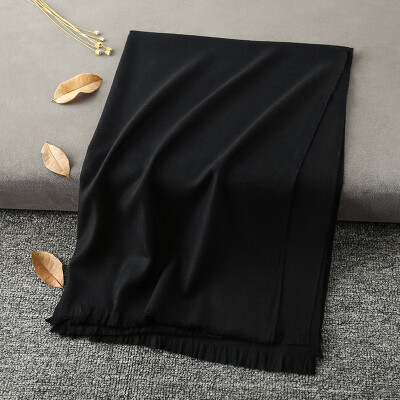 

New winter solid color short must-like cashmere mens scarf female wild warm shawl sheep sticky thick scarf wholesale