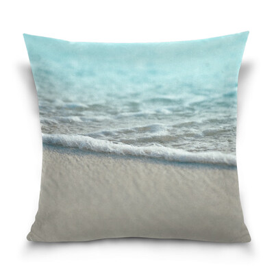 

Throw Pillow Case Decorative Pillow Covers 16 X 16 inch Sandbeach Pattern Pillowcase