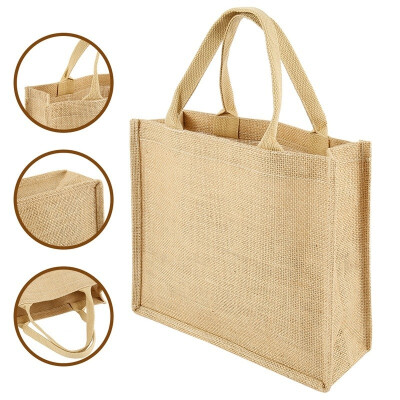 

New fashion Womens Jute Hessian Shopping Bags