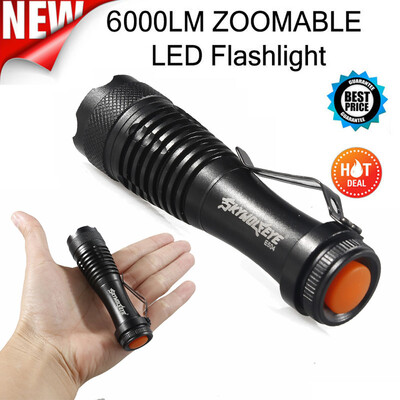 

Saidsome Super Bright Q5 AA14500 3 Modes ZOOMABLE LED Flashlight Torch Super flashlight lamp