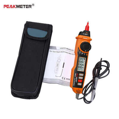 

PEAKMETER MS8211 Pen Type Digital Multimeter Auto Manual Range Non-contact Voltage Current Ohm Detector Meter