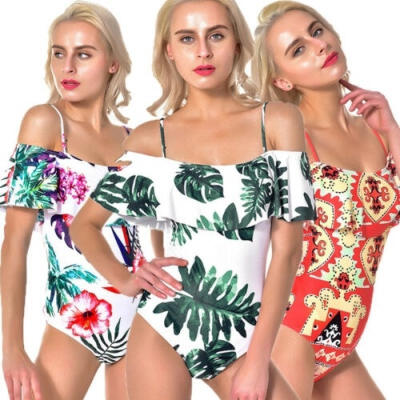 

2019 New Swimsuit Women One Piece Swimwear Thong Beach Bathing Monokini Sexy Lingerie