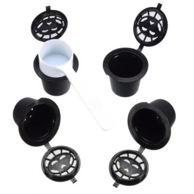 

4x Reusable Dolce Gusto Capsules Refillable Coffee Pods Stainless Steel Mesh