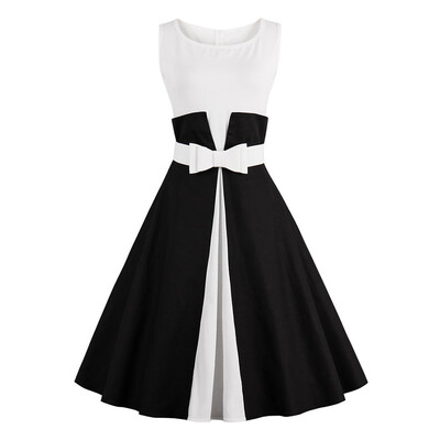 

Color Block Cocktail Pin Up Dress