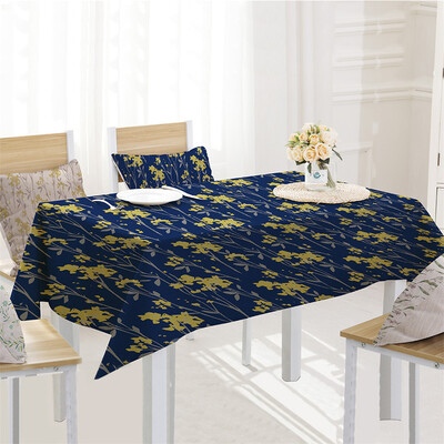 

Toponeto Flower Table Cloth Linen Tablecloth For Kitchen Decorative Dining Table Cover