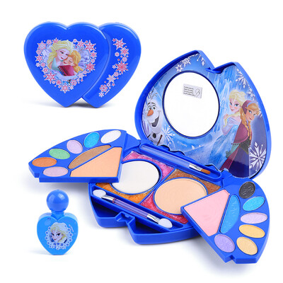 

Disney Toy Girl Child Makeup Makeup Case Set Girl Birthday Childrens Day Gift Lipstick Nail Polish Powder Makeup Toy Ice Snow Princess Professional Makeup Box