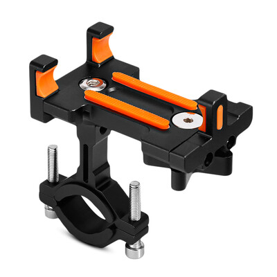 

360 Degree Rotation Aluminum Alloy Bicycle Holder Bracket for Mobile Phones
